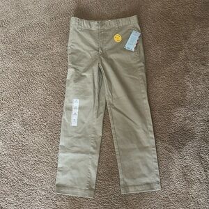 Cat & Jack Boys Khaki Straight Pants Uniform NWT